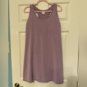 lavender purple soft racer back athletic tennis dress - arula!